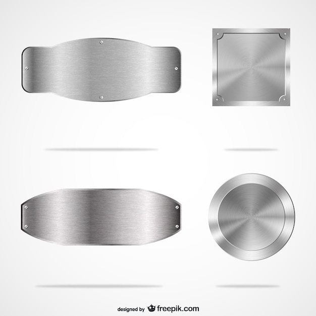 Vector metal plates