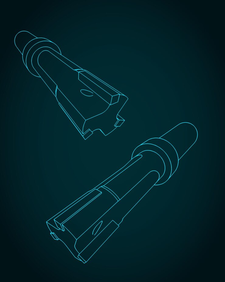 Vector metal reamer tools