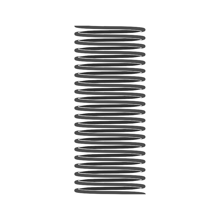 Vector metal spring vector icon