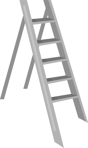 Metal step ladder