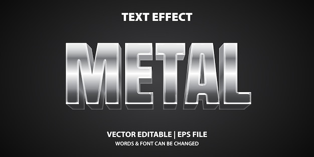 Metal Text Effect
