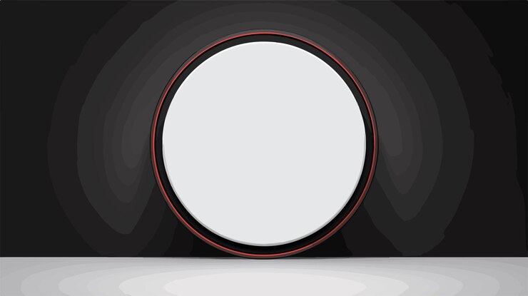 Vector metal texture background with stop sign illustration