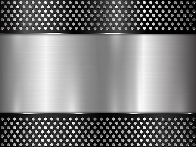 Vector metal texture background