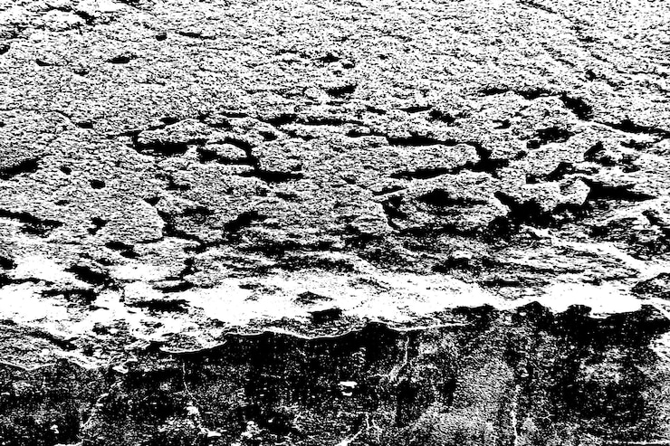 Vector metal texture with scratches and cracks image includes a effect the black and white tones