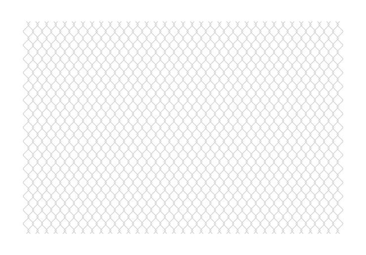 Vector metal wire fence chainlink fence fragment with metallic pillars secured territory protected area or prison fencing wire grid construction