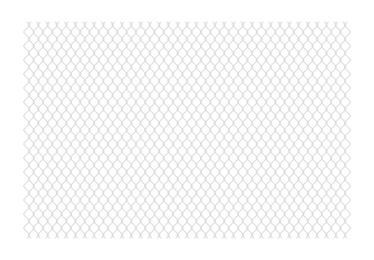 Vector metal wire fence chainlink fence fragment with metallic pillars secured territory protected area or prison fencing wire grid construction
