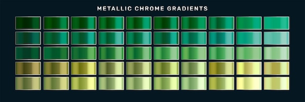 Metallic Chrome Gradients 07