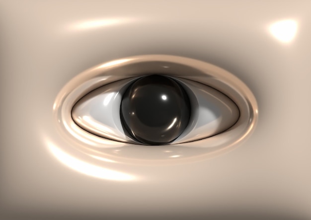 metallic puffy eye