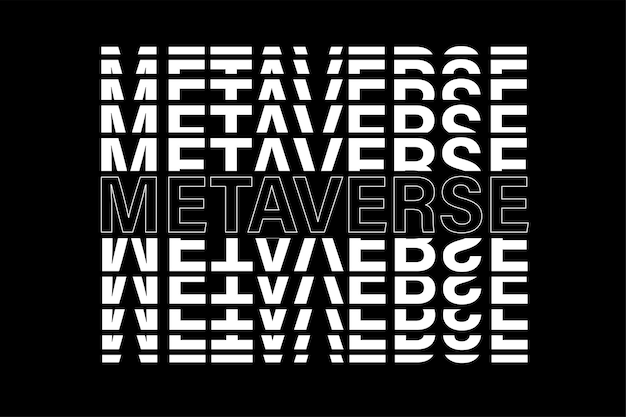 Metaverse banner Virtual reality-conceptie