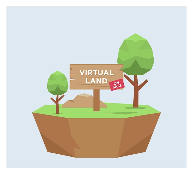 Metaverse build and trade virtual land