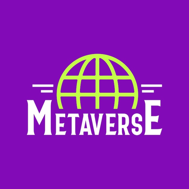 Metaverse game belettering ontwerp