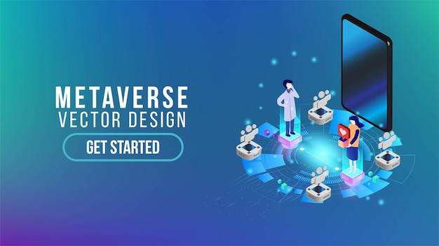 metaverse vr abstract technology background hitech communication concept technology digital