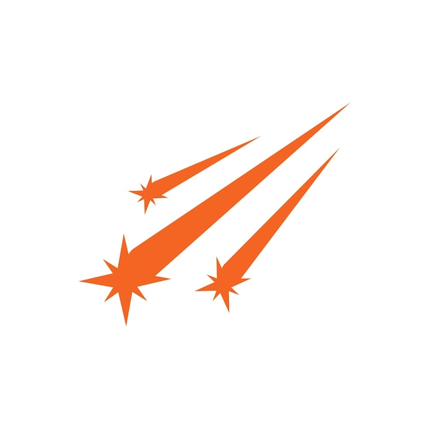 Meteor logo vector template design