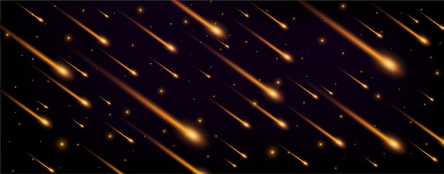 Pioggia di meteore dallo spazio
