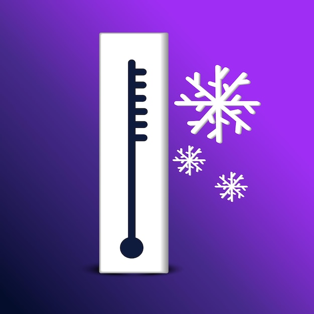 Termometri meteorologici illustrazione vettoriale del caldo e del freddo personaggi dei cartoni animati