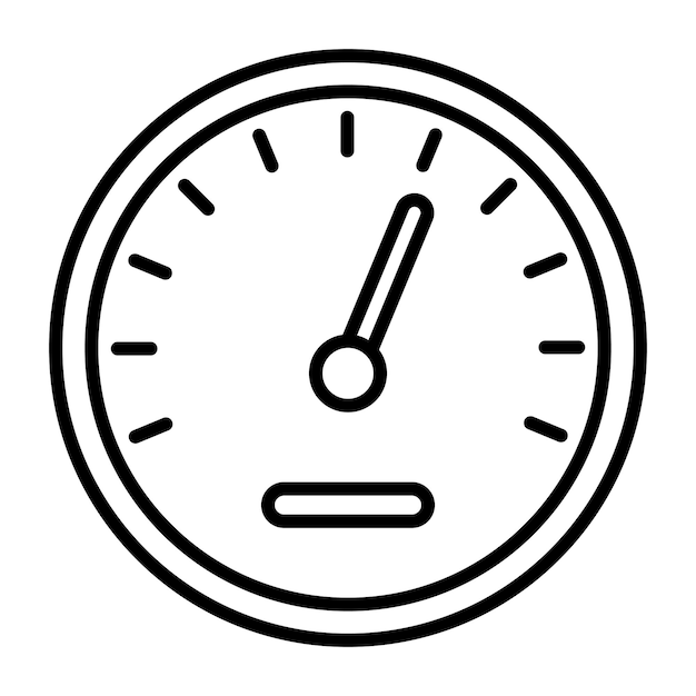 Meter Vector Illustration Style