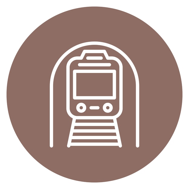 Metro icon vector image can be used for railway