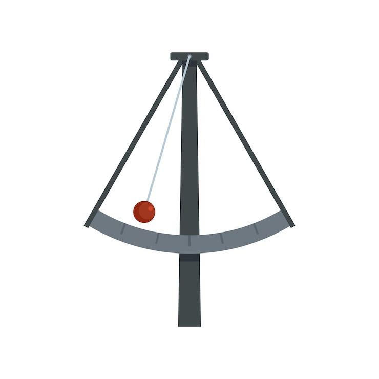 वेक्टर metronome gravity icon flat illustration of metronome gravity vector icon isolated on white background