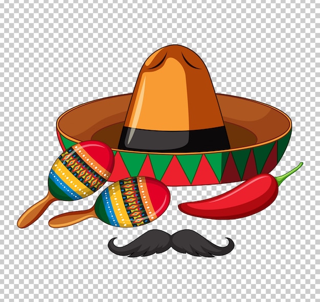 Mexicaans element op transparante achtergrond