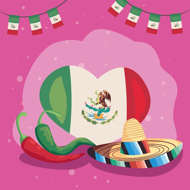 Mexicaans feest met decoratie