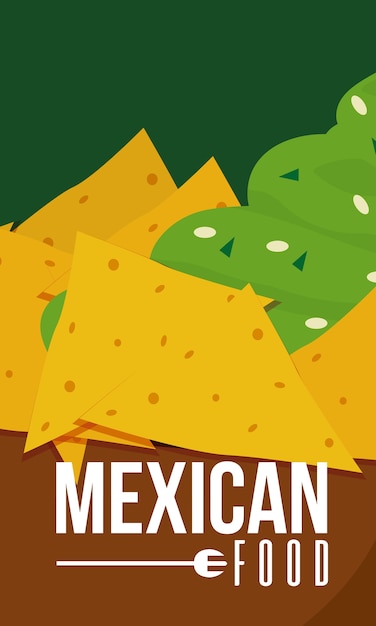 Mexicaans van de de kaart vectorillustratie van het voedselmenu grafisch ontwerp