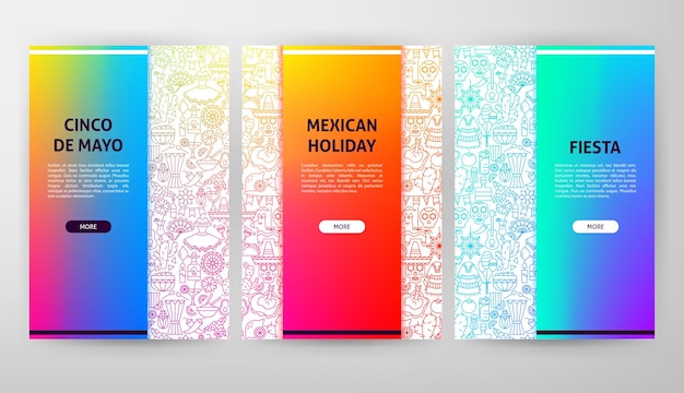 Mexicaanse vakantie webdesign