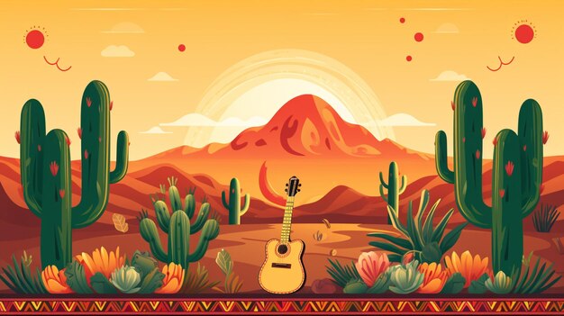 Vector mexican background vector