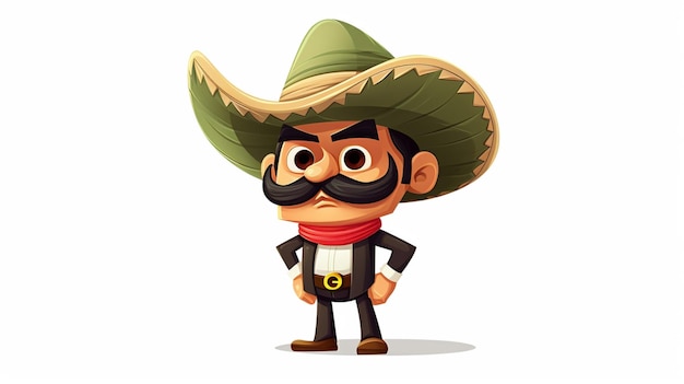 Mexican cartoon vector