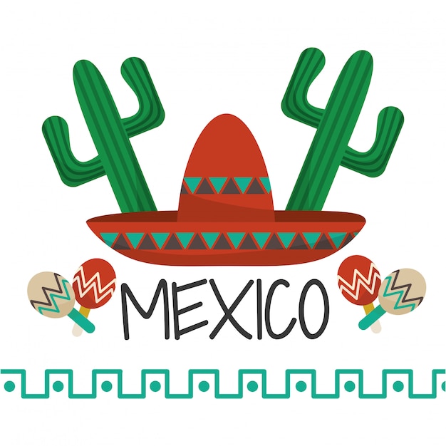 Mexican culture design 