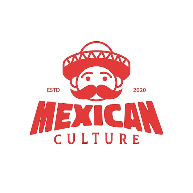 Vector mexican culture logo design