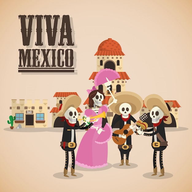 Vector mexican culture