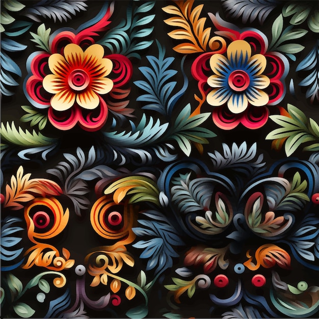 mexican embroidery mexican pattern mexican background surface
