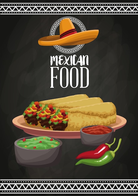 mexican food brochure