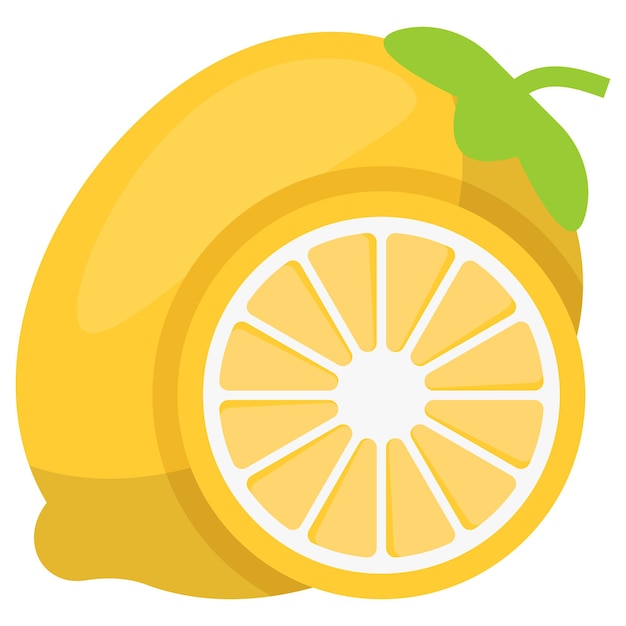 Mexican Lime Vector color Icon Design Hybrid Citrus Concept Mexican culture food and traditions