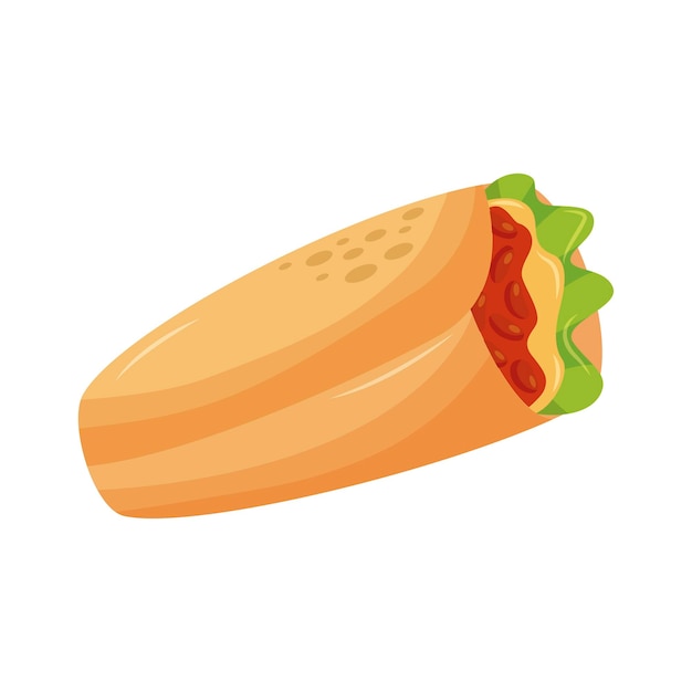 Mexican omelette vector
