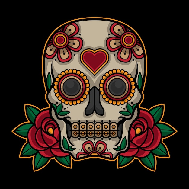 Sugar Skull And Calavera Tattoo Meaning and Design Ideas  Saved Tattoo