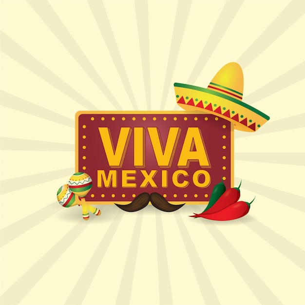 Vector mexico background