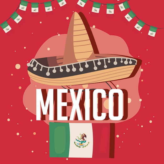 Mexico celebration banner