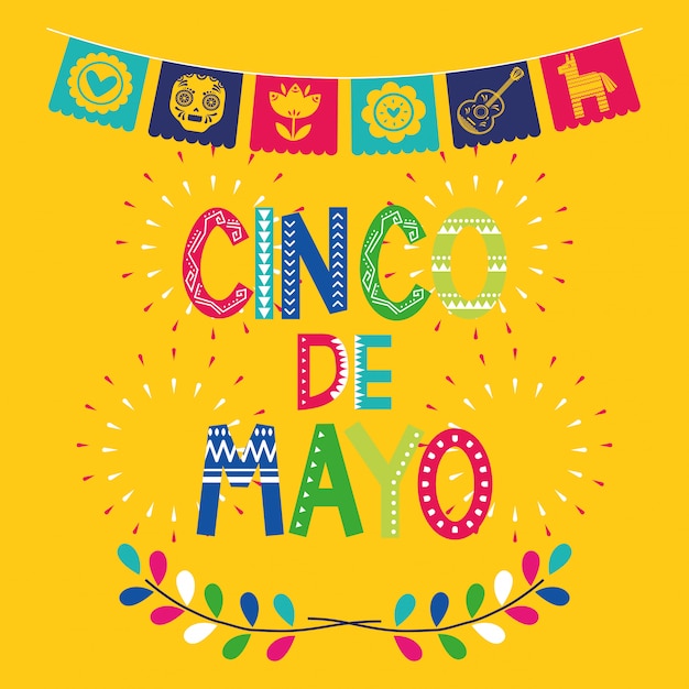 Messico cinco de mayo card