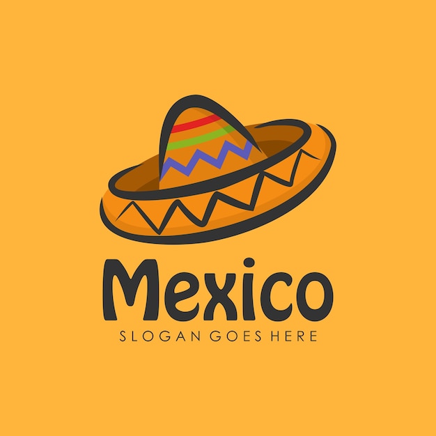 Mexico en mexicaanse symbool of pictogrammen ontwerpsjabloon