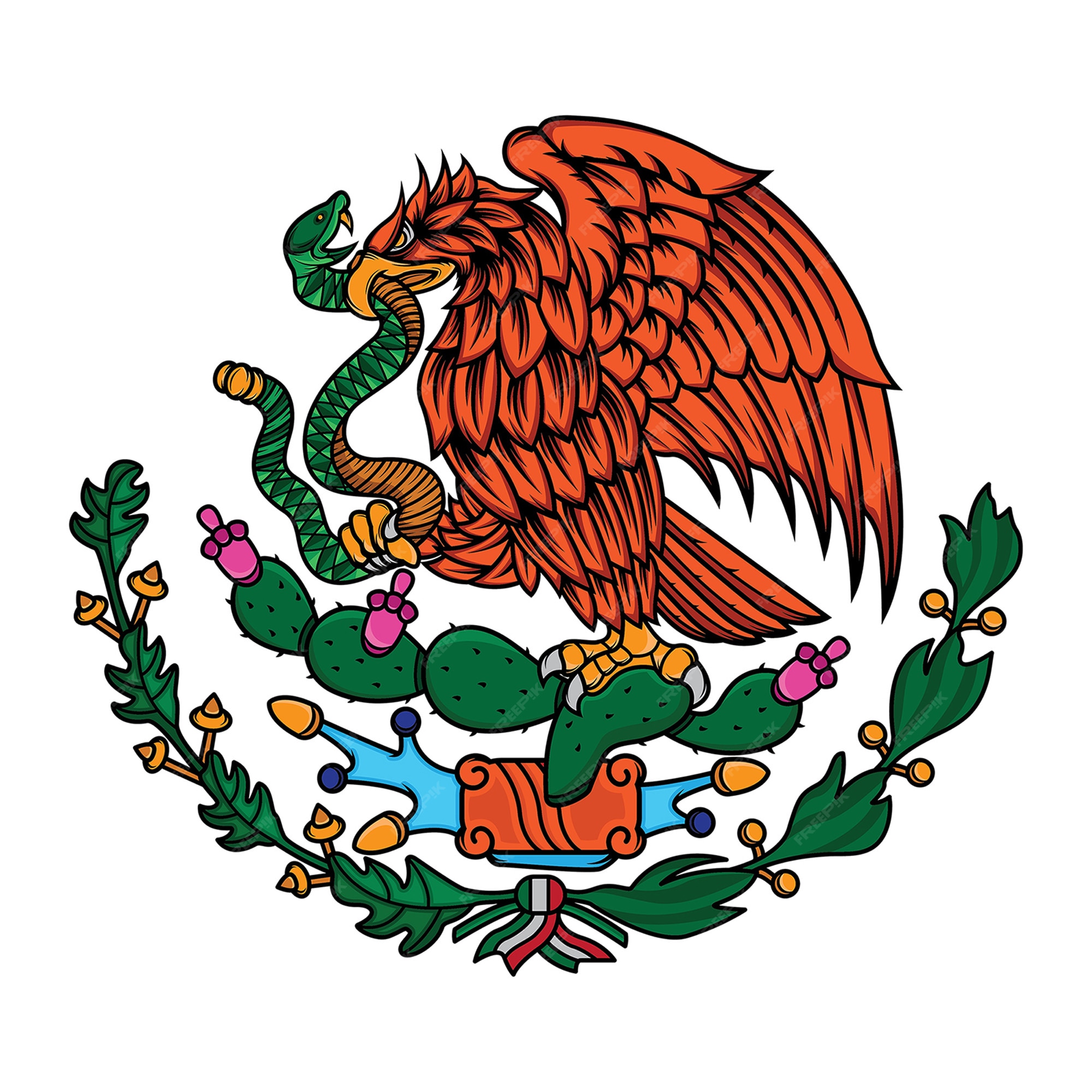 Mexican eagle Vectors & Illustrations for Free Download | Freepik