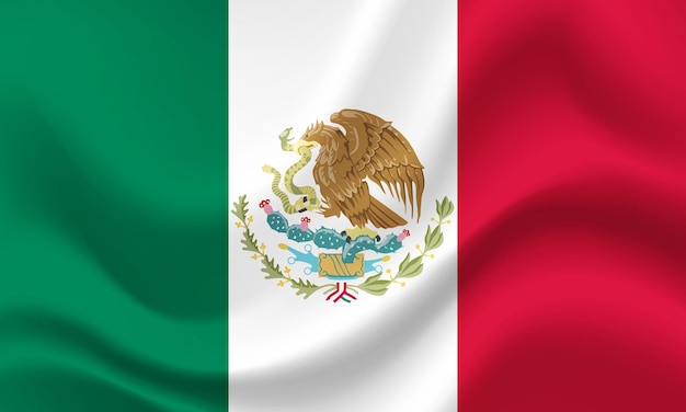 Mexico flag Flag of Mexico Official colors and proportion correctly