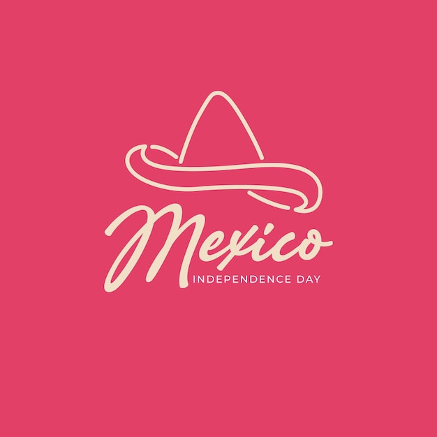 Vector mexico independence day design template