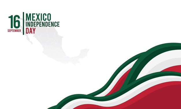 Vector mexico independence day design