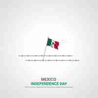 Vector mexico independence day mexico independence day creative ads design post vector 3d illustration