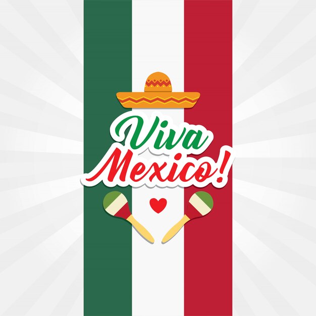 Vector mexico independence day