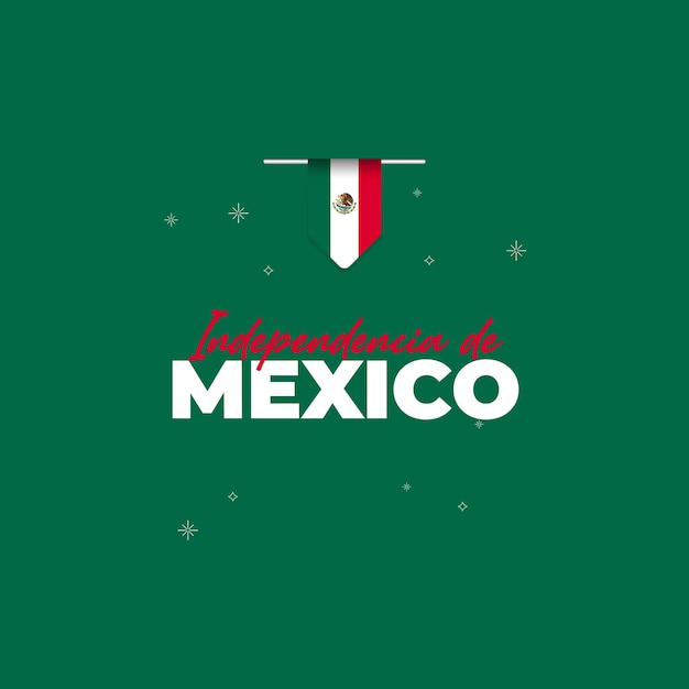 Mexico onafhankelijkheidsdag ontwerpsjabloon