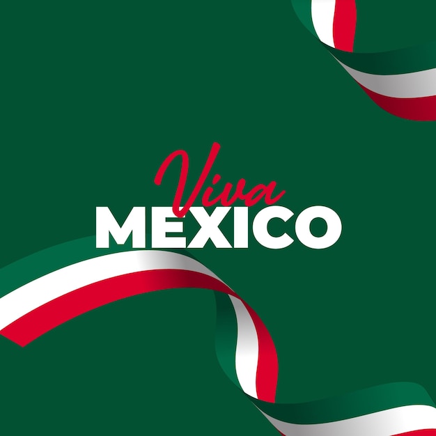 Mexico onafhankelijkheidsdag ontwerpsjabloon