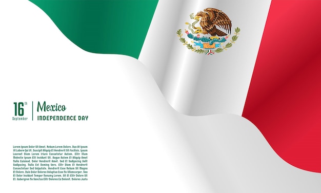 Mexico onafhankelijkheidsdag vector illustratie wenskaart achtergrond