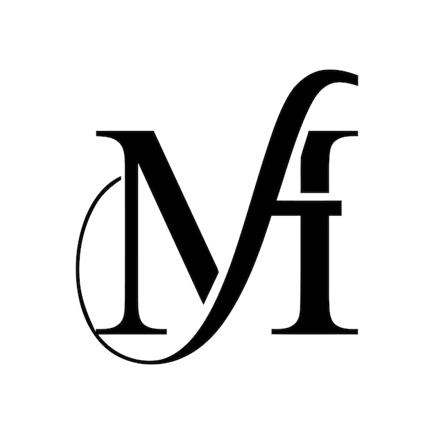 Mf luxury logo design